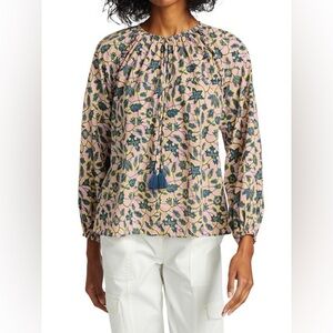 DEREK LAM 10 CROSBY
Devon Floral Long-Sleeve Blouse